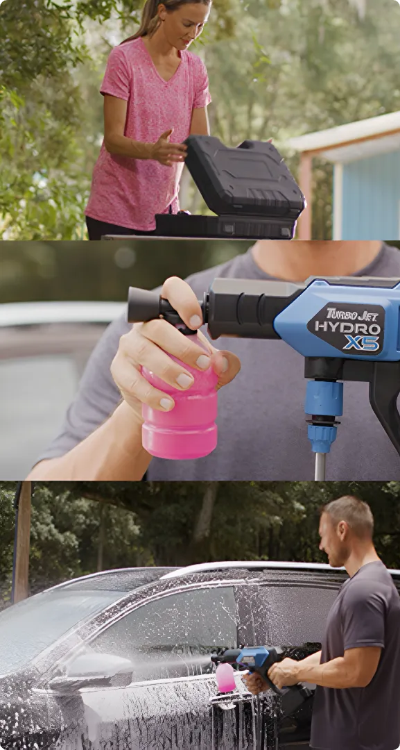 how to use turbo jet HYDROX5